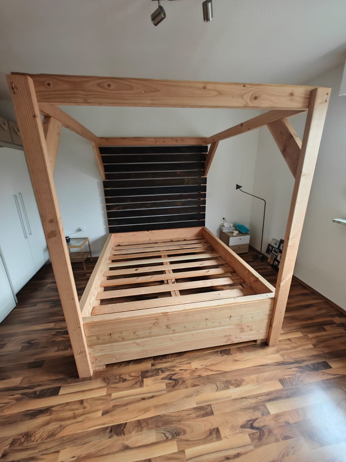 Constructie van een maatwerkproject in Douglas hout